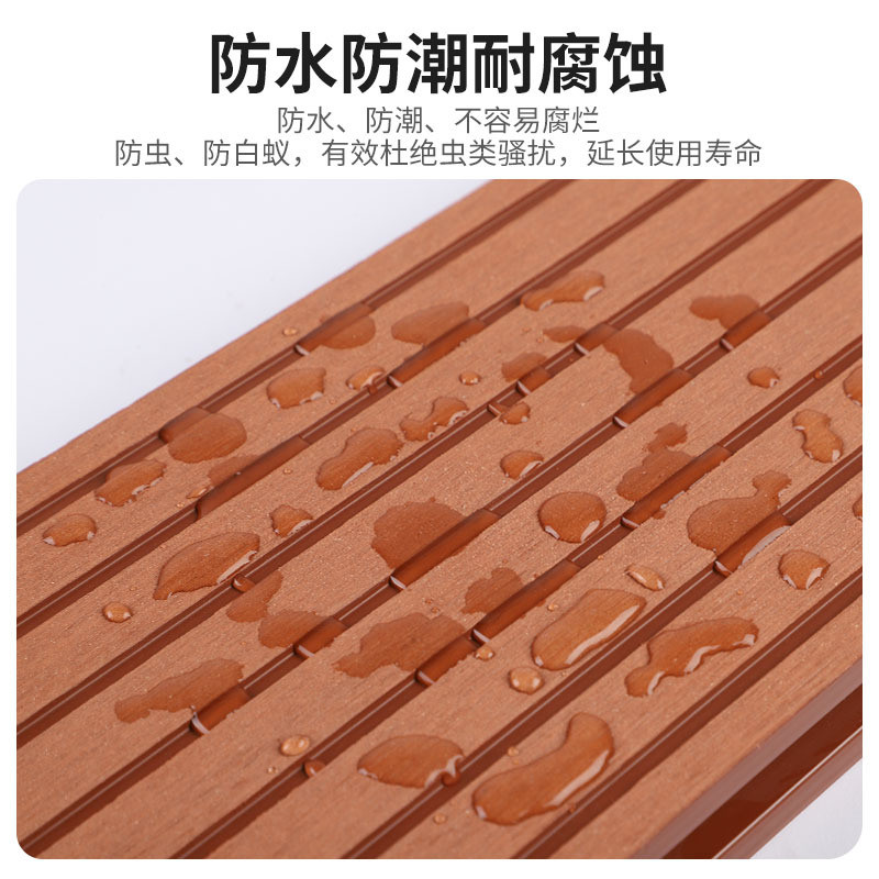 塑木地板户外公园庭院阳台自铺室外板木塑泳池厂家批发装修用木板