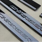 适用于dodge道奇charger汽车改装 sill 黑钛门槛迎宾踏板door