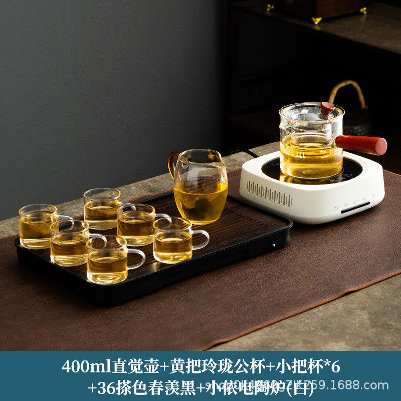 亿唐围炉煮茶家用铸铁炉烧烤炉户外火盆网红烤火炭炉耐高温煮茶器