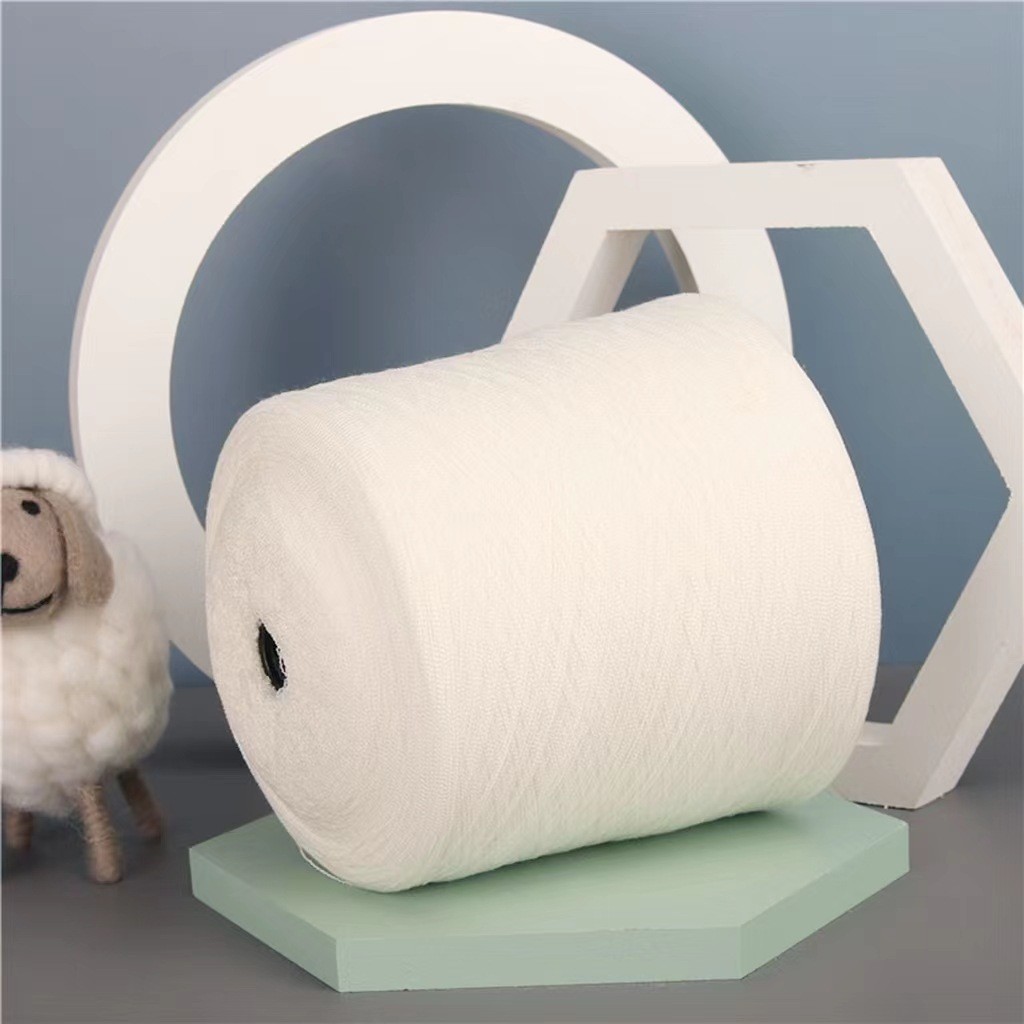 【泓利】现货纱线15/1毛线尼冰曲抗起球冰凉曲珠冰曲冰麻腈批发