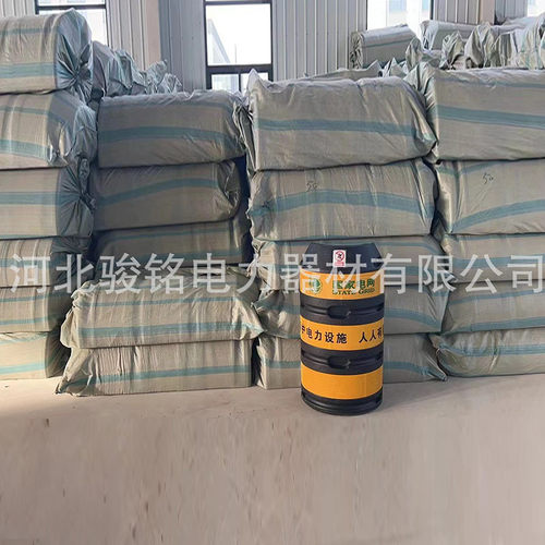 厂家供应电线杆防撞桶电力墩防护反光多款规格电杆路灯杆保护桩