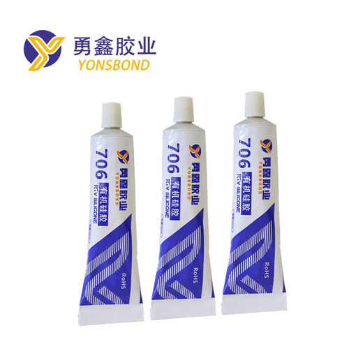706硅橡胶半透明膏状胶流淌单组份小分子rtv粘胶胶水硅酮半