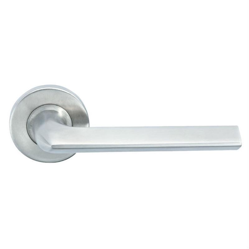 精铸把手304不锈钢实心把手房门锁室内防火门拉手 执手分体钢门锁