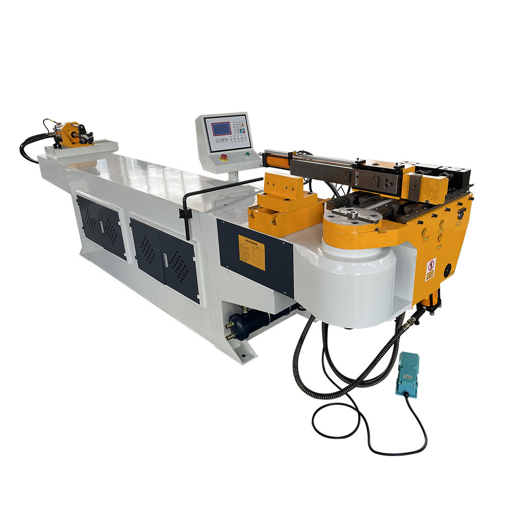 75方管弯管机钢管铝管不锈钢管大棚管材弯管设备半自动圆管折弯机