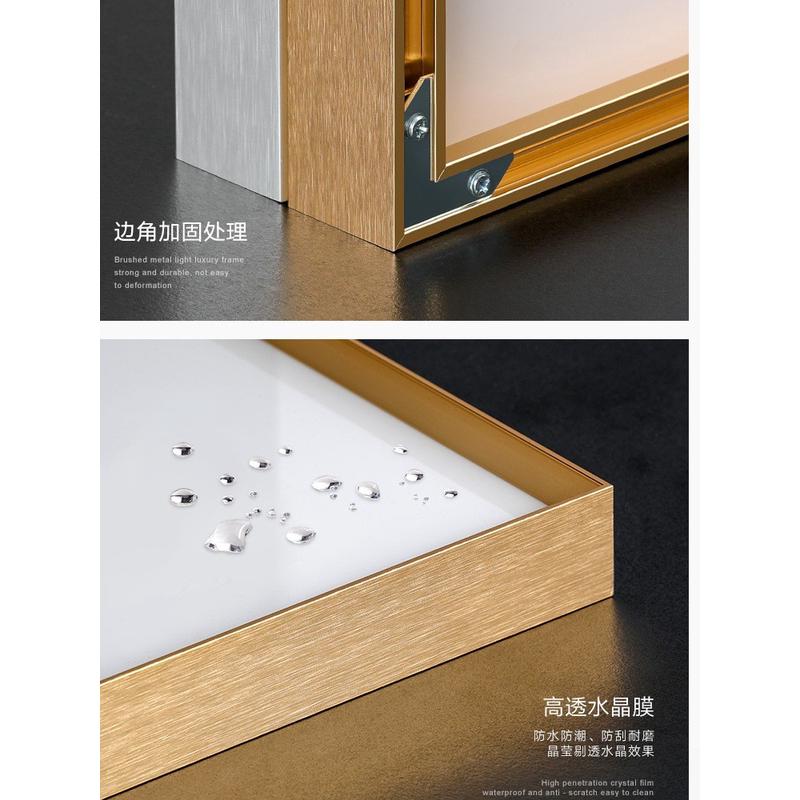 gz6m制作相片相框摆台婚纱照桌面宝宝简约全家福水晶精致婚礼合金