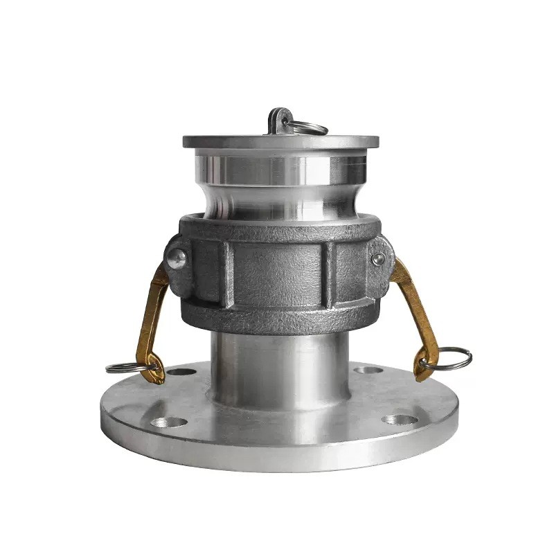 铝合金快速接头法兰阴2.5寸3型4寸法兰带阴端油罐车卸油口c寸法兰