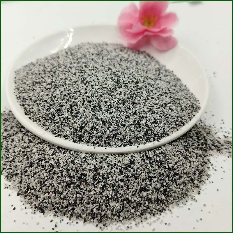 供应芝麻用白点石子碎石花岗岩石园林造景铺路外墙建设游泳池灰黑
