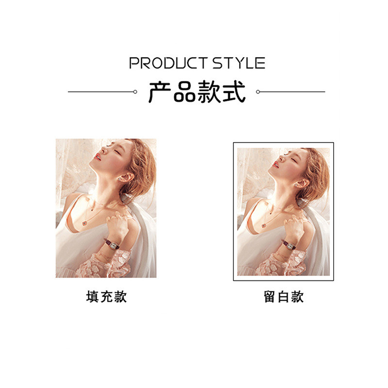 亚克力磁吸桌牌展示水晶相框摆台旅游照片墙卡片展架艺术画透明框