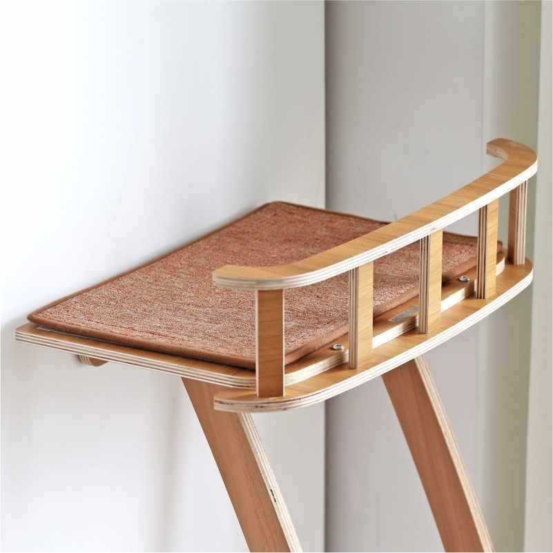 猫窝观景台用品树猫爬架宠物猫小型多层板剑麻吸盘实木大型joycat