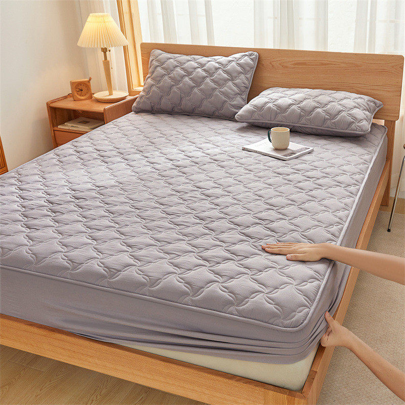 大豆床单单件夹棉加厚席梦思床垫保护罩防尘夹棉床笠床罩床套,床上用品,床裙,淘宝优惠券,粉丝福利购,淘宝优惠卷