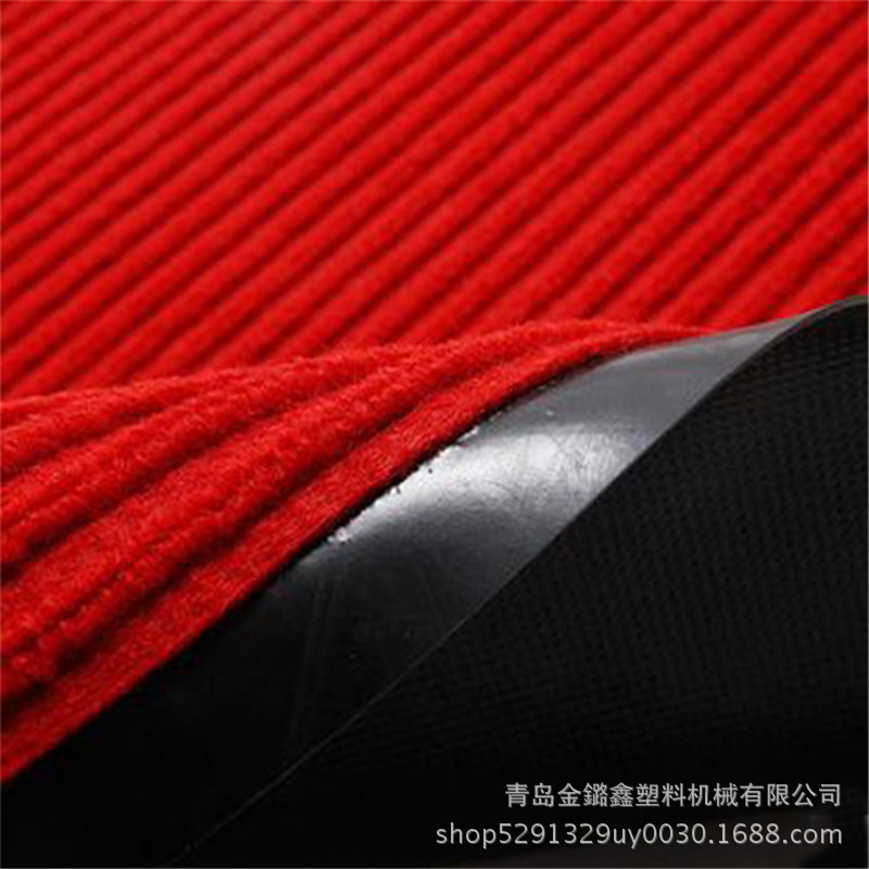 厂家纹双条批发地毯pvc防滑地毯包邮酒店服务区地毯条纹地毯