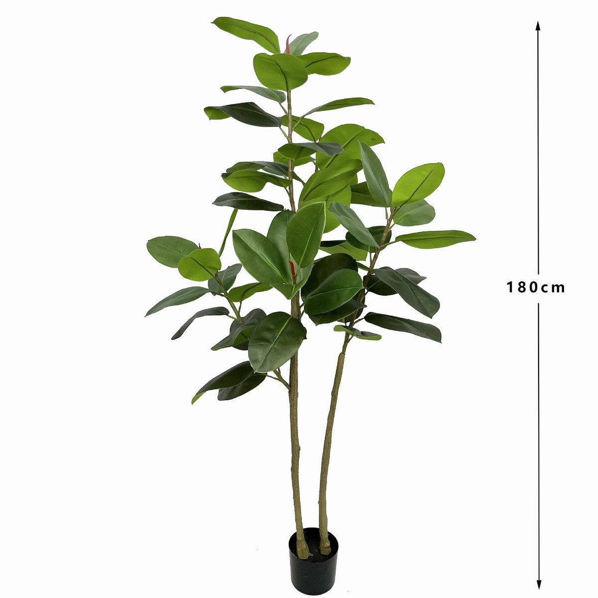 仿真橡皮树仿生北欧绿植橡胶树植物盆栽室内家居客厅落地装饰盆景