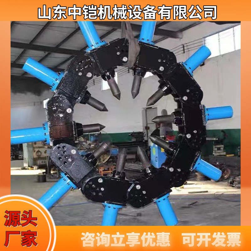 厂家批发液压破桩机建筑工地破桩保留钢筋用截桩机销售