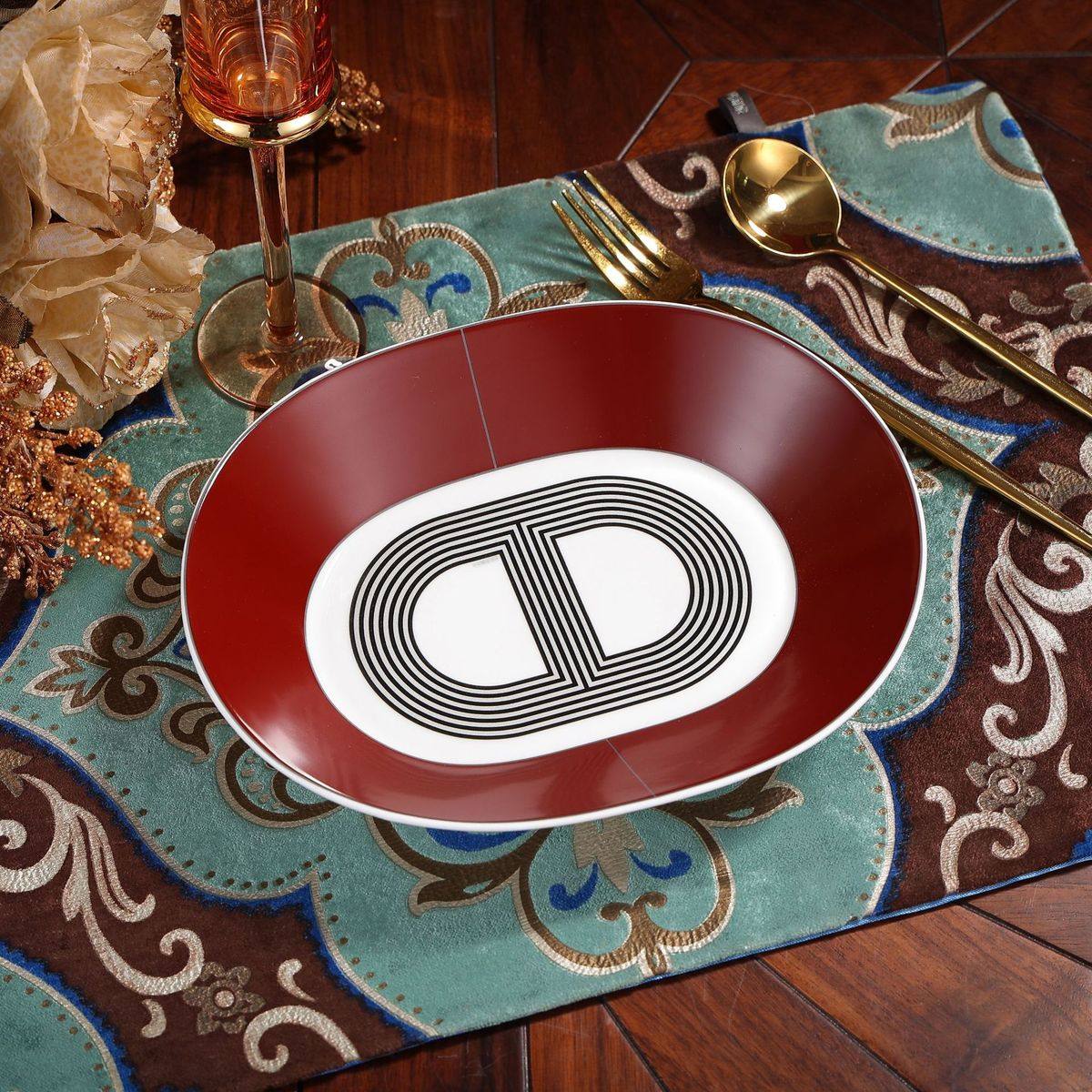 韩式简约家用菜盘盘子陶瓷餐具西餐盘日式轻奢碟子水果甜品沙拉盘,餐饮具,餐用托盘,淘宝优惠券,粉丝福利购,淘宝优惠卷