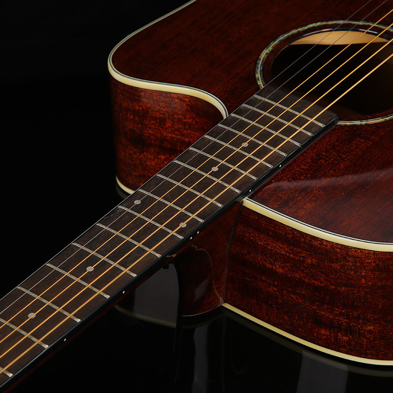 热销民谣吉他单板吉他41寸实木桃花芯木全单板云杉厂家批发亮光抛