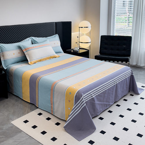 100棉床单单件春秋夏季学生宿舍单人双人被单床上棉四季通用