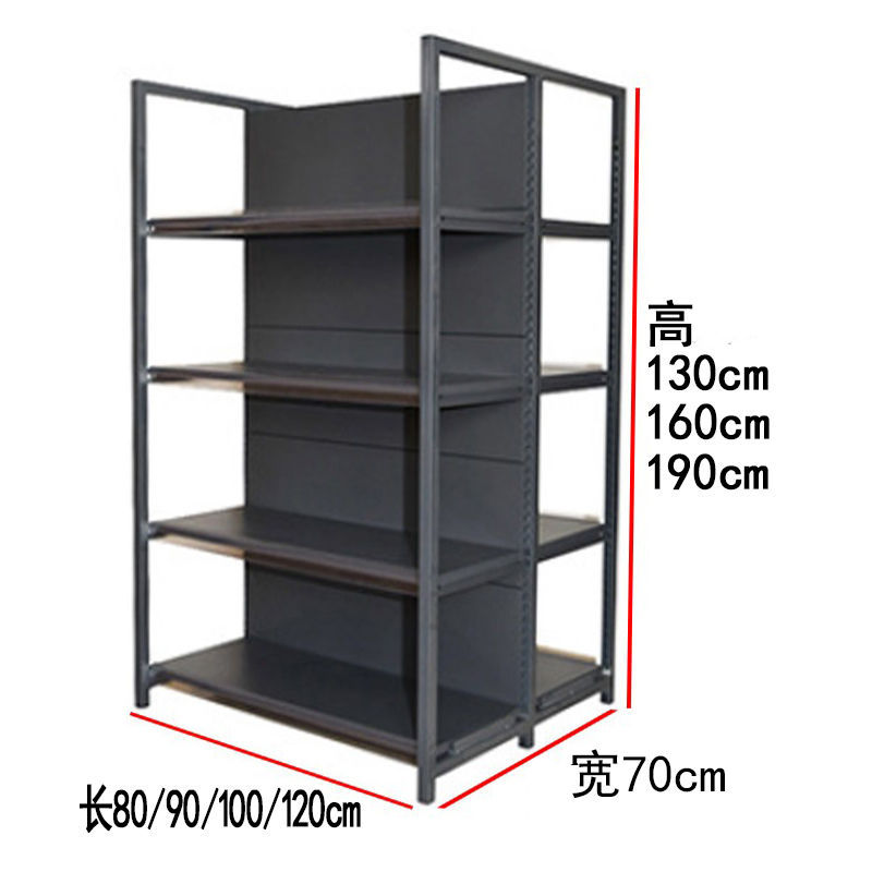 超市货架置物架多层可调节单双面零食店母婴便利店宠物商店展示柜