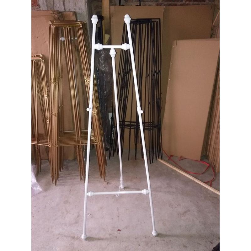 a*欧式铁艺油画架展示架支架油画画板婚庆画架瓷砖架迎宾架支持新