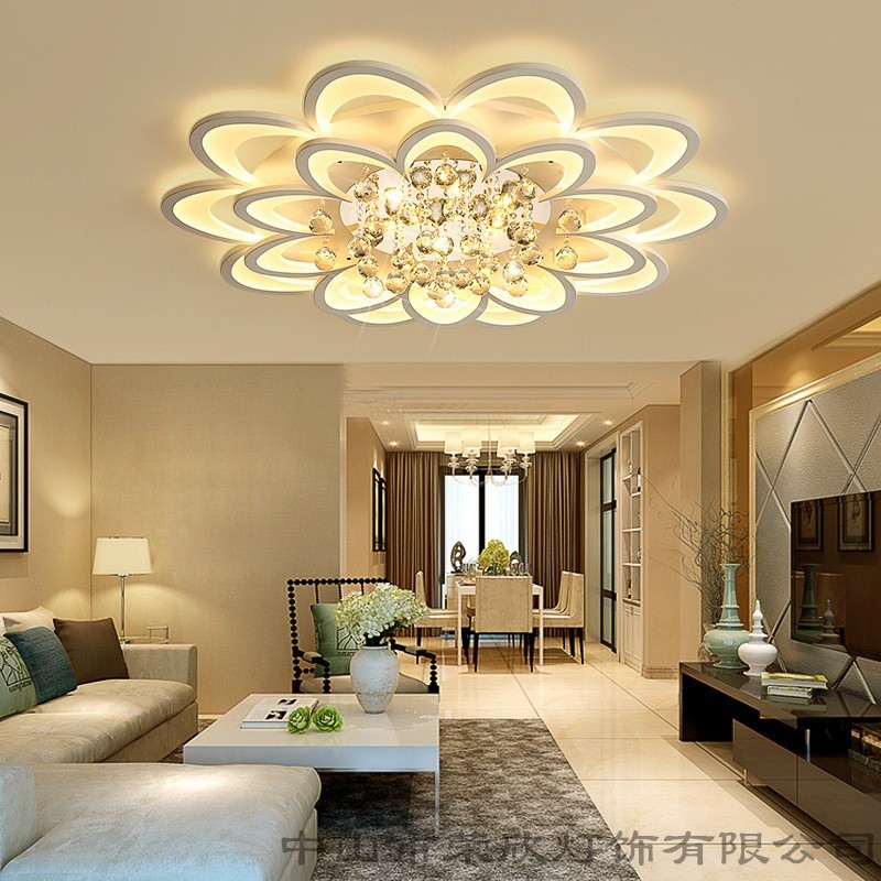 客厅灯吸顶灯现代简约大厅卧室书房圆环极简北欧个性创意大气主灯