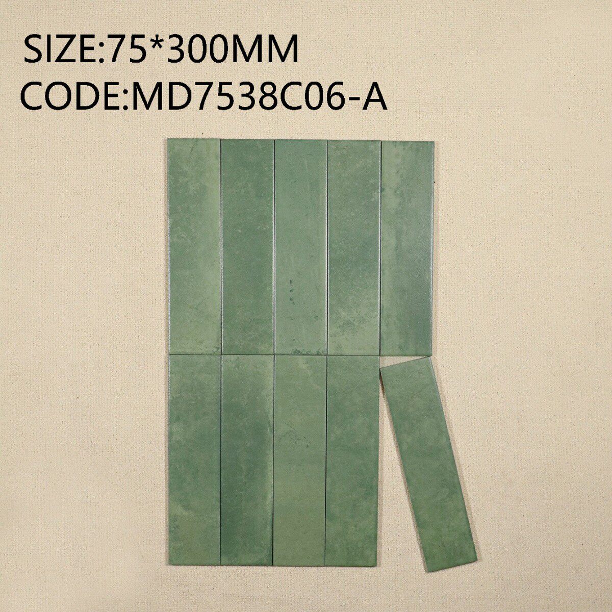 法式复古75x300哑光全瓷长条墙砖卫生间餐厅系列城堡背景墙瓷砖