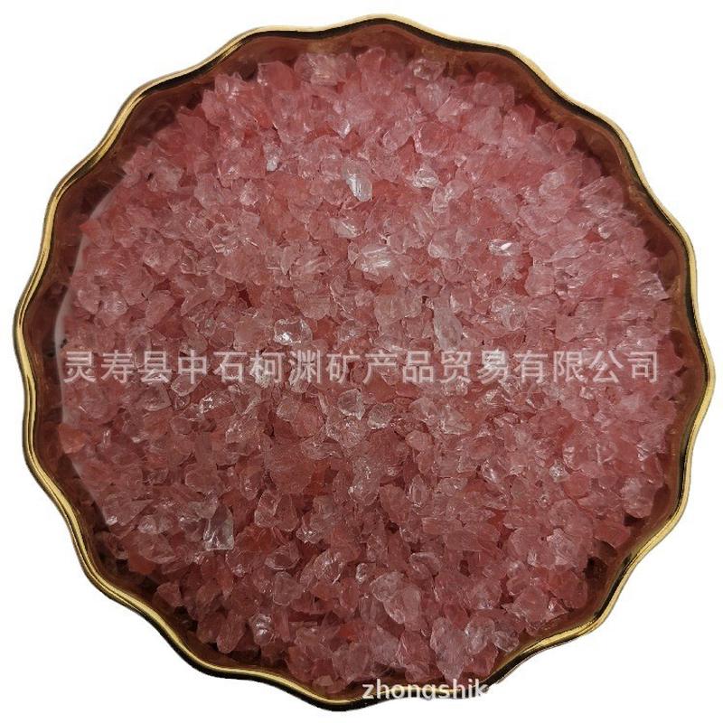 厂家供应玻璃砂镜面玻璃碎石水磨石地坪水族装饰景观用彩色玻璃粉