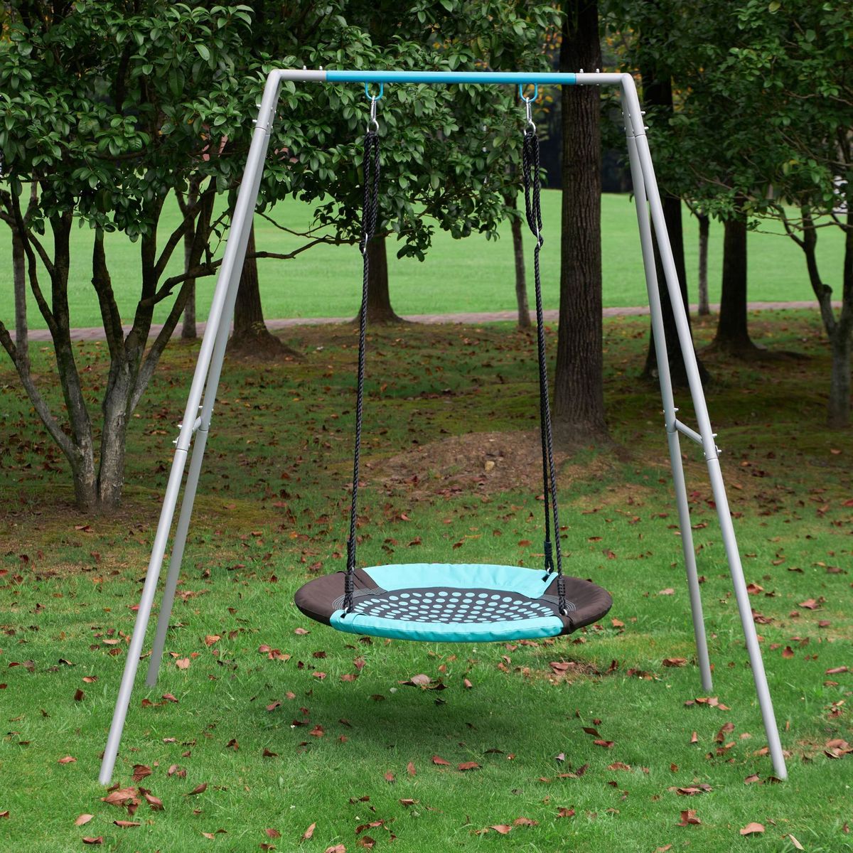 庭院幼儿园户外秋千儿童定制吊椅网红秋千架室外小区公园游乐设施