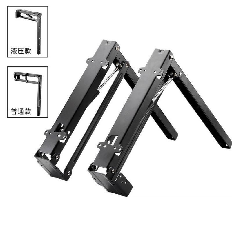 隐藏式折叠板凳导轨加厚液压阻尼折叠凳配件暗藏批发挂家装建材墙