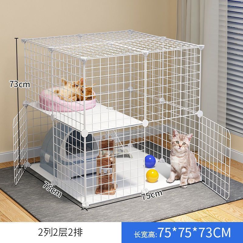 猫笼子豪华别墅家用自由空间三层宠物猫屋室内猫窝宠物舍