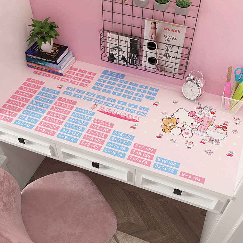 of9d学生学习书桌桌垫99九九乘法口诀表拼音字母表儿童写字台