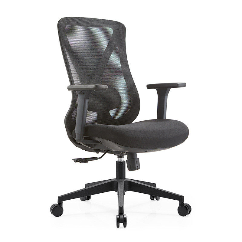 黑色人体工学电脑椅舒适久坐椅子办公椅职员升降批发老板椅座椅