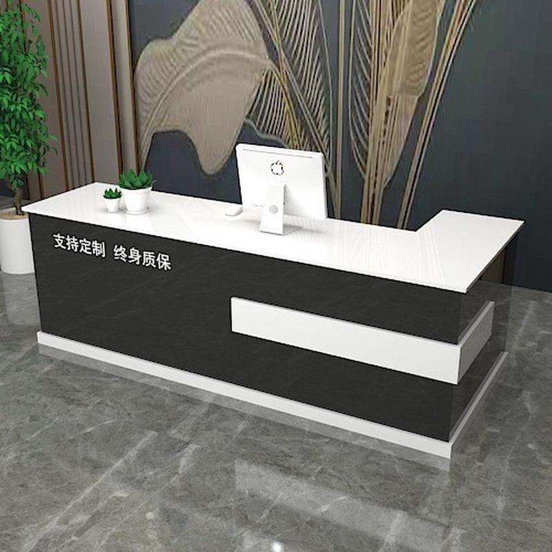 童装平面台店铺小型转角便利店商用收银台理发烧烤店吧台简约现代