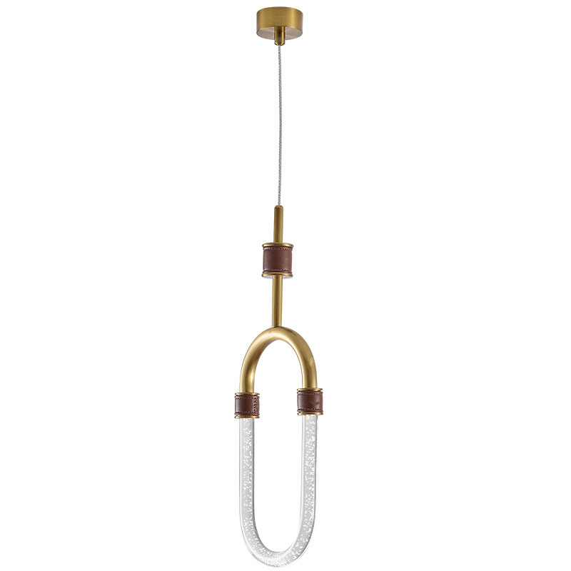 简约现代皮革样板间售楼部批发卧室客厅酒店床头吊灯中山厂家别墅