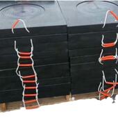 厂家生产加工泵车垫板500 500 50聚乙烯支腿吊车垫板支腿垫板