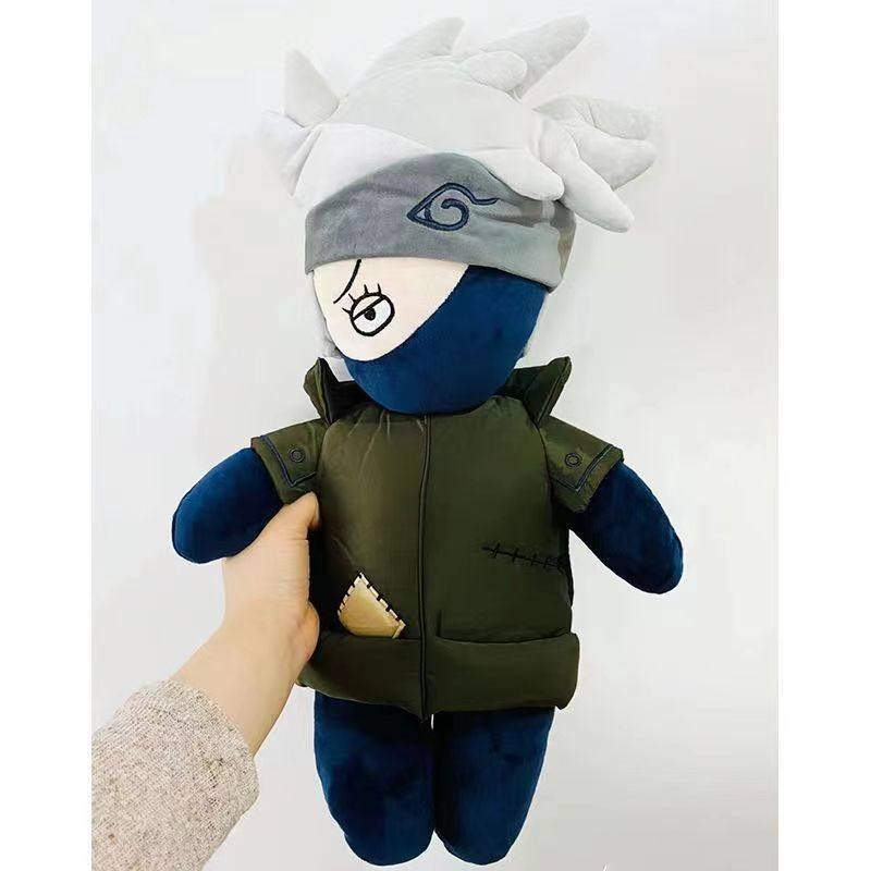 火影忍者手游一番赏仿娃40cm棉花娃娃动漫周边玩偶卡卡西公仔抱枕