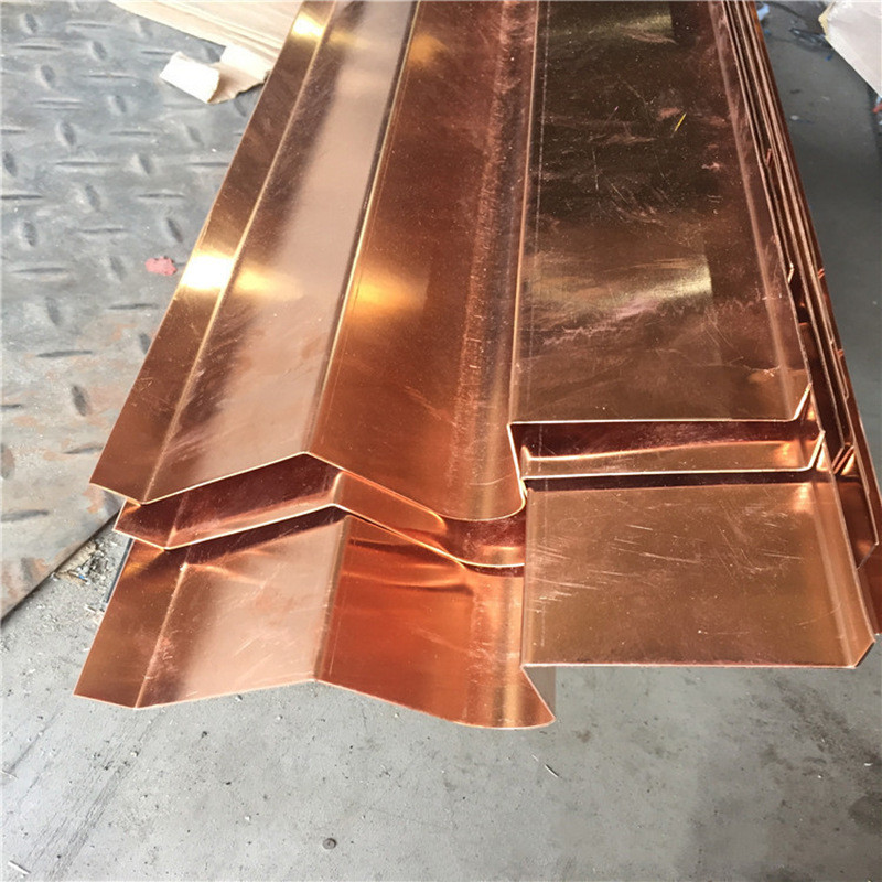 u型铜片t2紫铜止水板w型止水v型f型水利工程复合铜止水铜板厂家