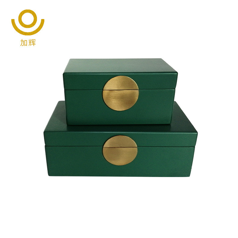 新中式软装装饰品首饰收纳盒家居摆设复古漆器创意摆件轻奢不包邮