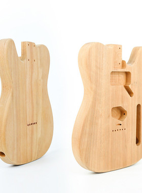 库存diy改装st电吉他琴体单体半成品桤木tl电吉他琴摇桃木