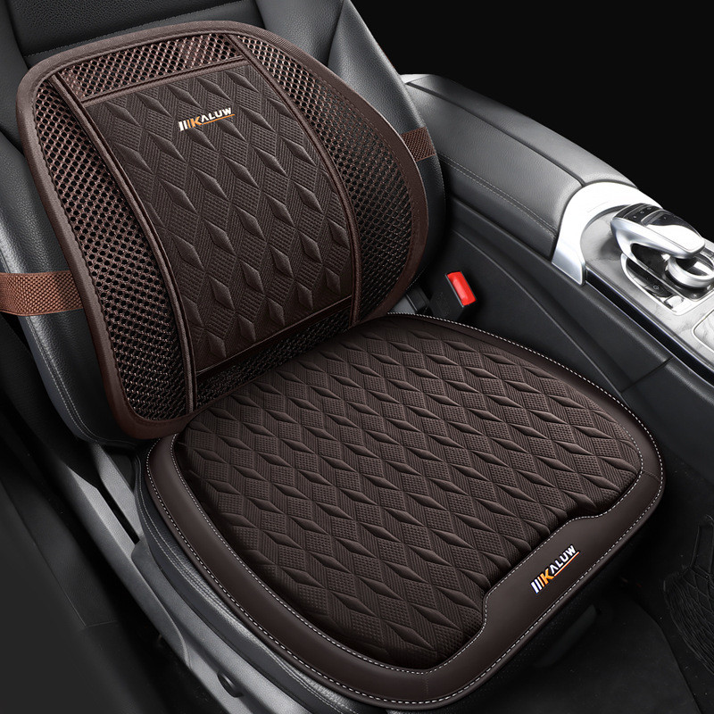 汽车坐垫夏季凉垫单片凉席三件套座椅垫透气冰丝四季通用车载座垫
