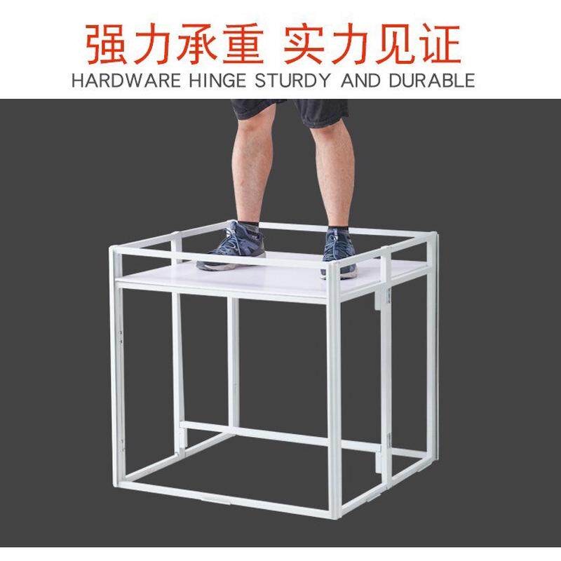 铁质地堆kt板陈列堆头架子超市促销台展柜展示折叠货架广告桌商场