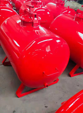 热销式压差钢制施肥罐 200l500l红色喷漆节水灌溉配套设备农业施