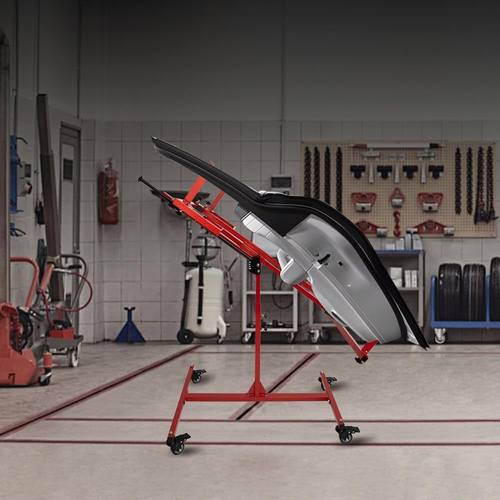 汽车钣喷维修推车移动车身门板叶子板可引擎盖调节角度喷漆支架