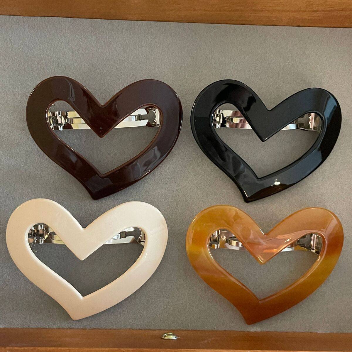 美拉德发夹爱心弹簧夹边夹后脑勺发饰半扎发头饰,饰品/流行首饰/时尚饰品新,发饰,淘宝优惠券,粉丝福利购,淘宝优惠卷