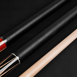 ty台球杆中式八球杆大头杆美式黑八九球杆jk杰凯红色款12.5