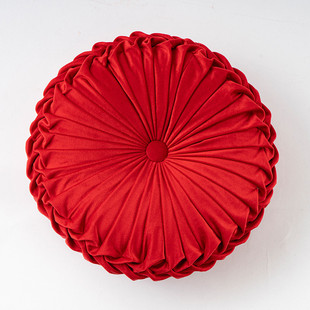 轻奢蒲团坐垫子地上榻榻米飘窗卧室家用坐墩懒人地板圆形冬季抱枕