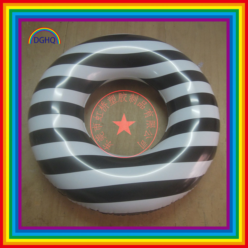 东莞生产虹桥供应充气游泳圈/充气广告游泳圈/充气单戏水圈