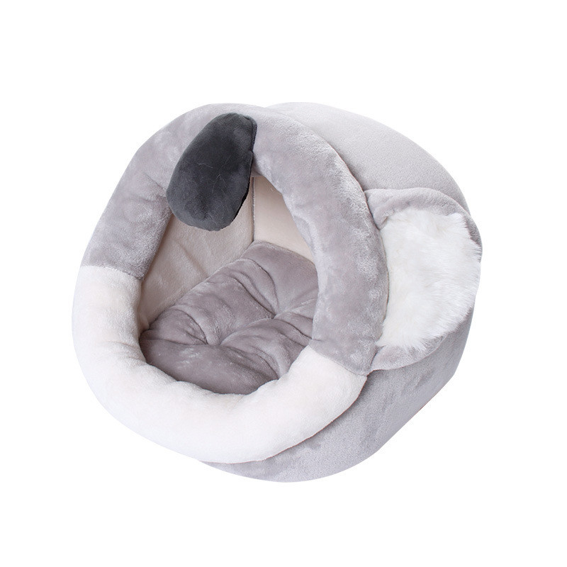 吉仔仔猫窝四季通用猫咪新款气质猫窝半封闭式猫屋冬季保暖狗窝床