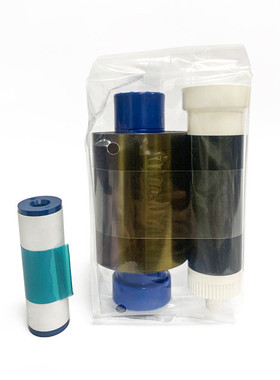 热销magicard证卡卡机色带ing550彩色带mz300ymcko员工证制打印机