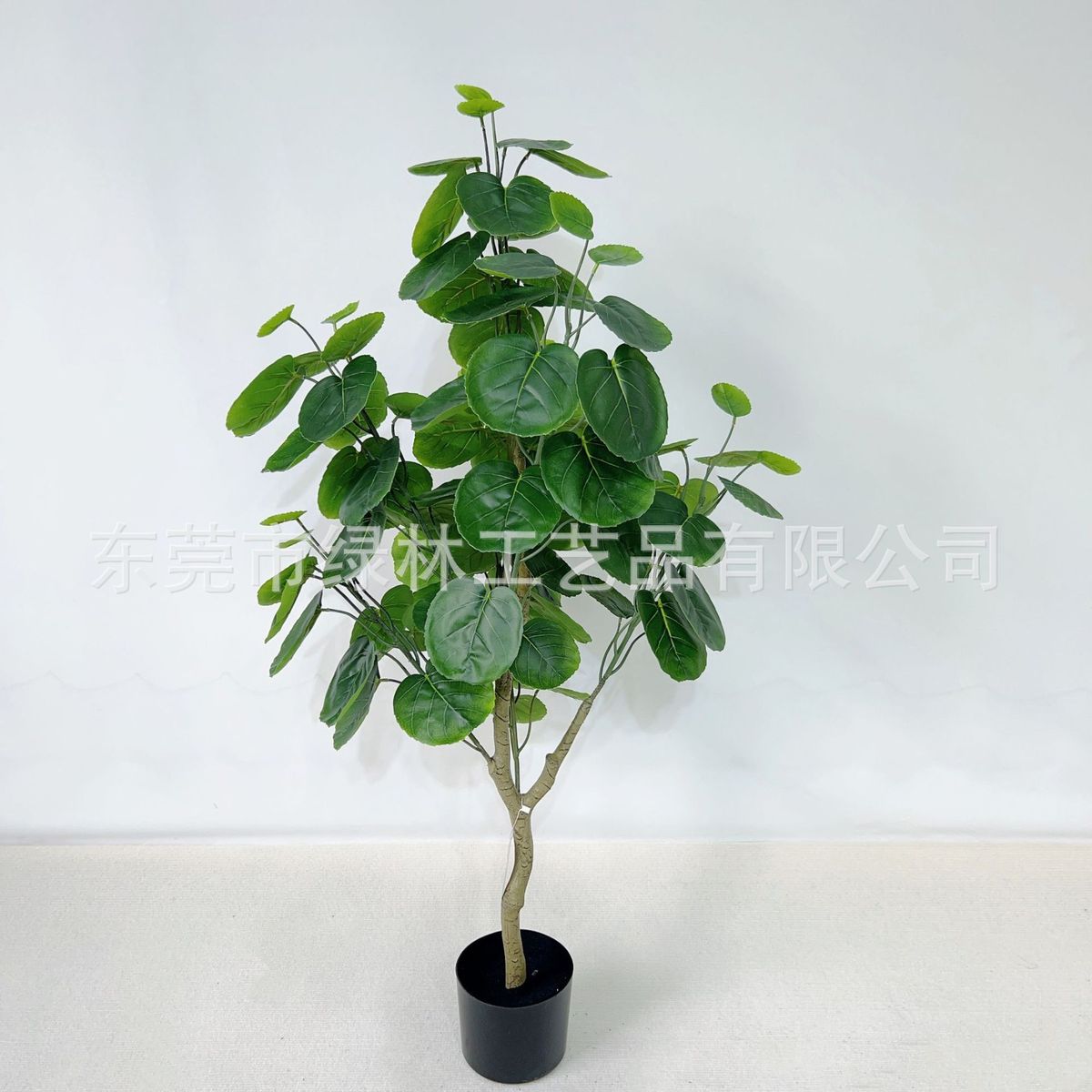 北欧金钱落地仿真植物大号兜盆栽摆件网红ins客厅假绿植装饰盆景