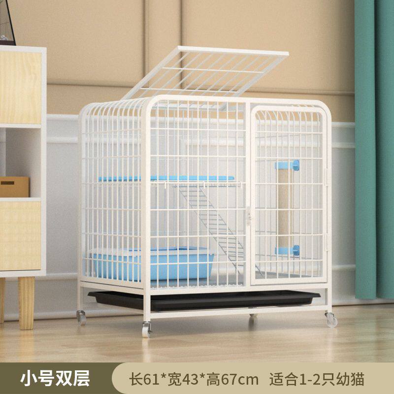 猫笼家用猫别墅超大猫舍猫咪笼子批发带厕所大号宠物猫窝房子室内