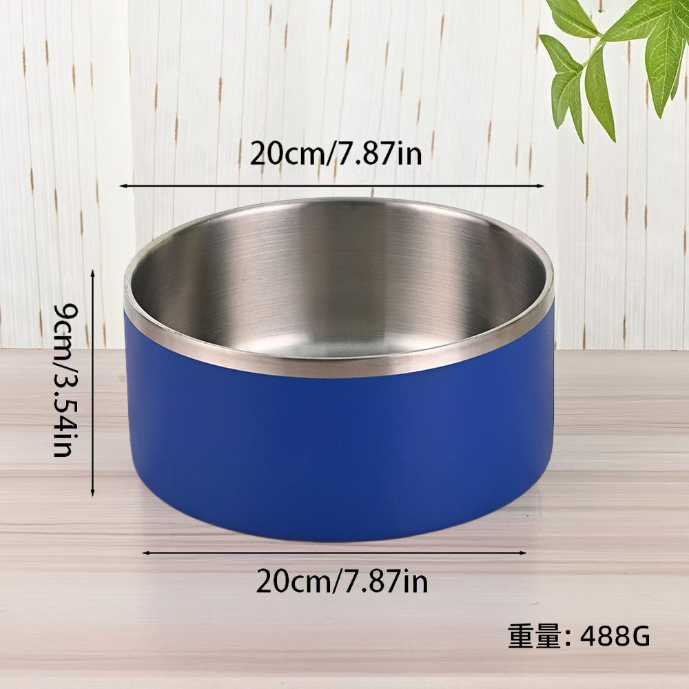 304不锈钢狗盆猫盆直立式宠物狗猫碗防倒大容量宠物食盆宠物用品